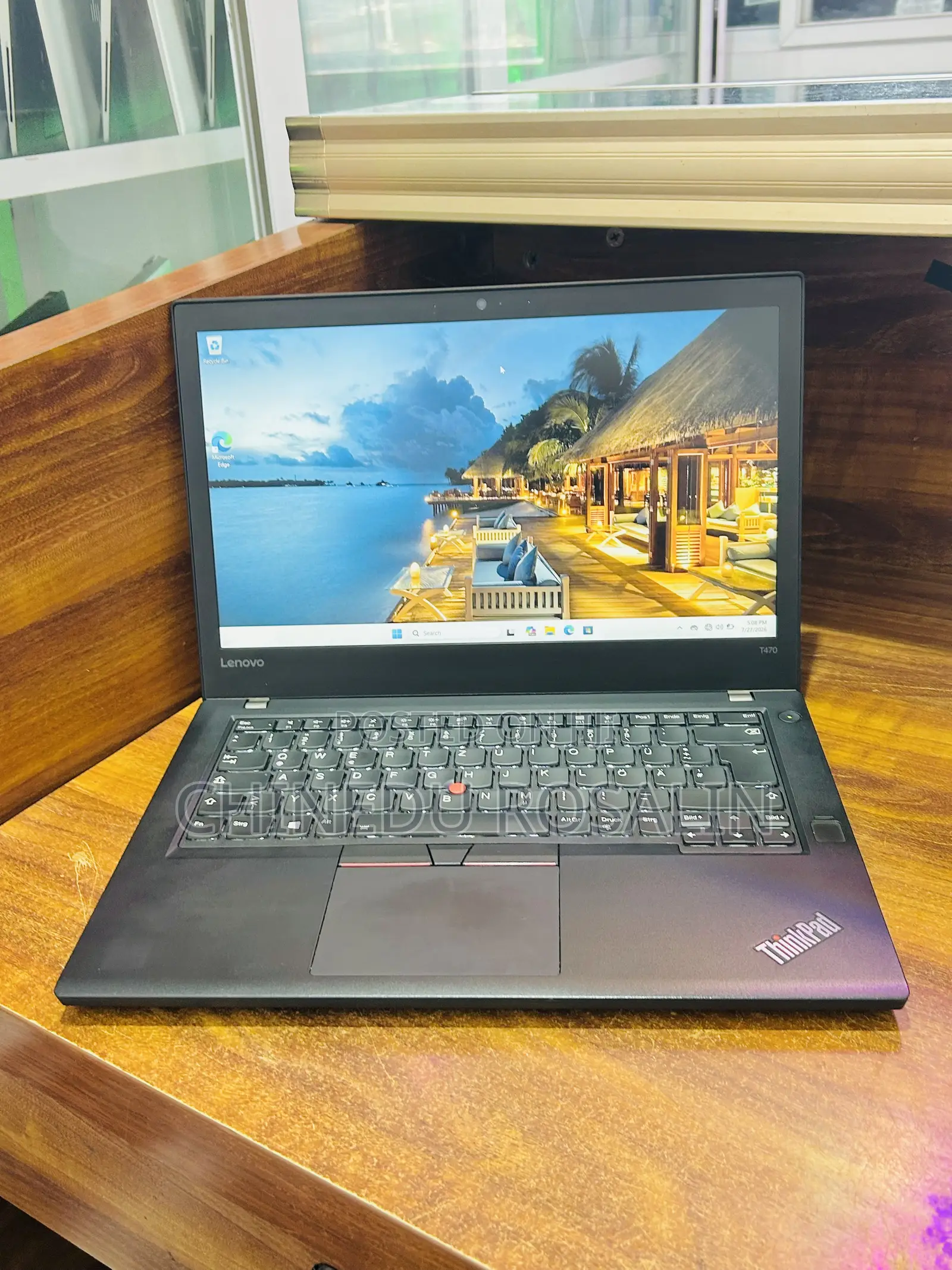 Laptop Lenovo ThinkPad T470 8GB Intel Core i5 SSD 256GB