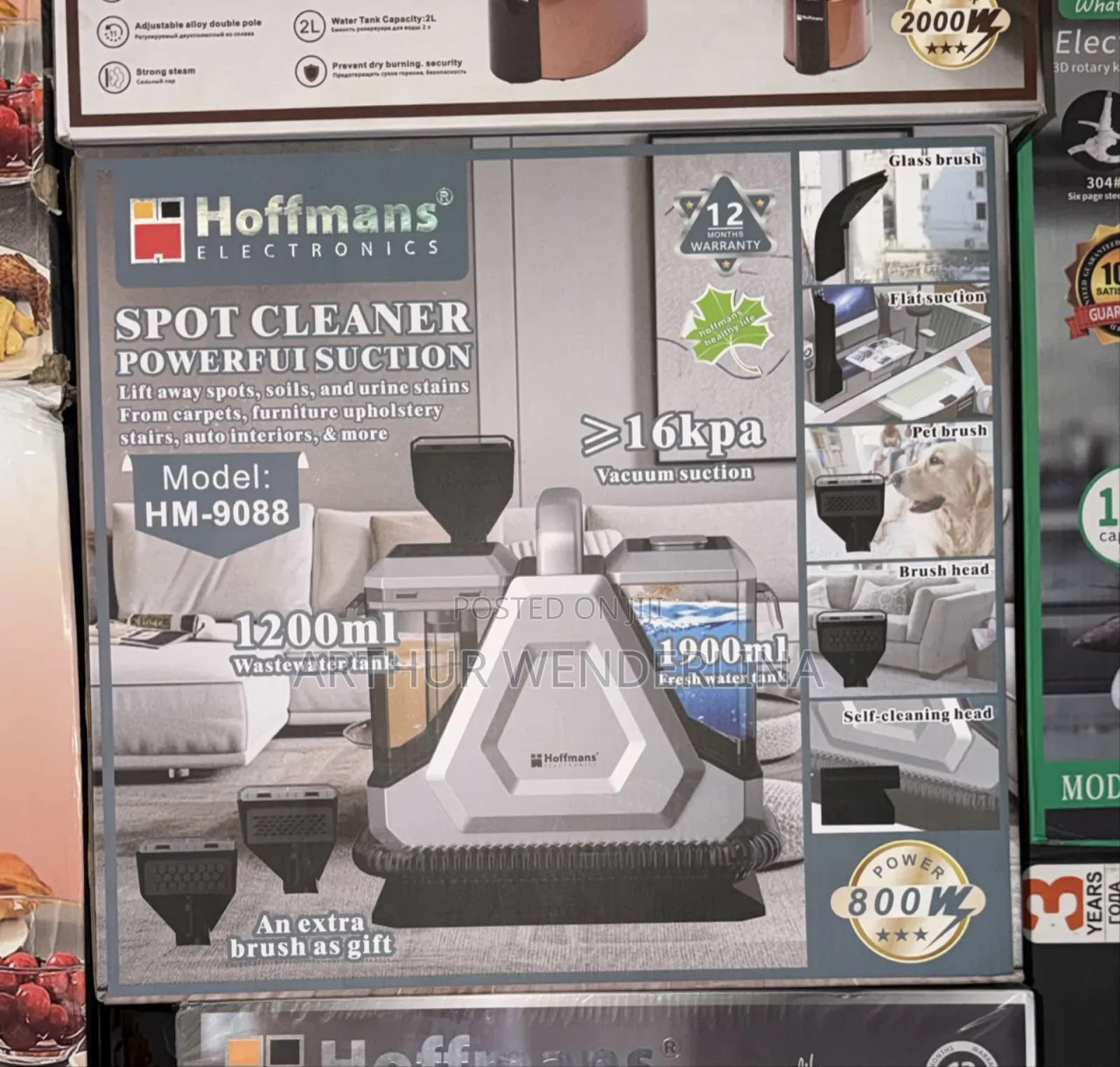 Hoffman Spot Cleaner Carpet Cleaner Powerful Effortless Stain Remover