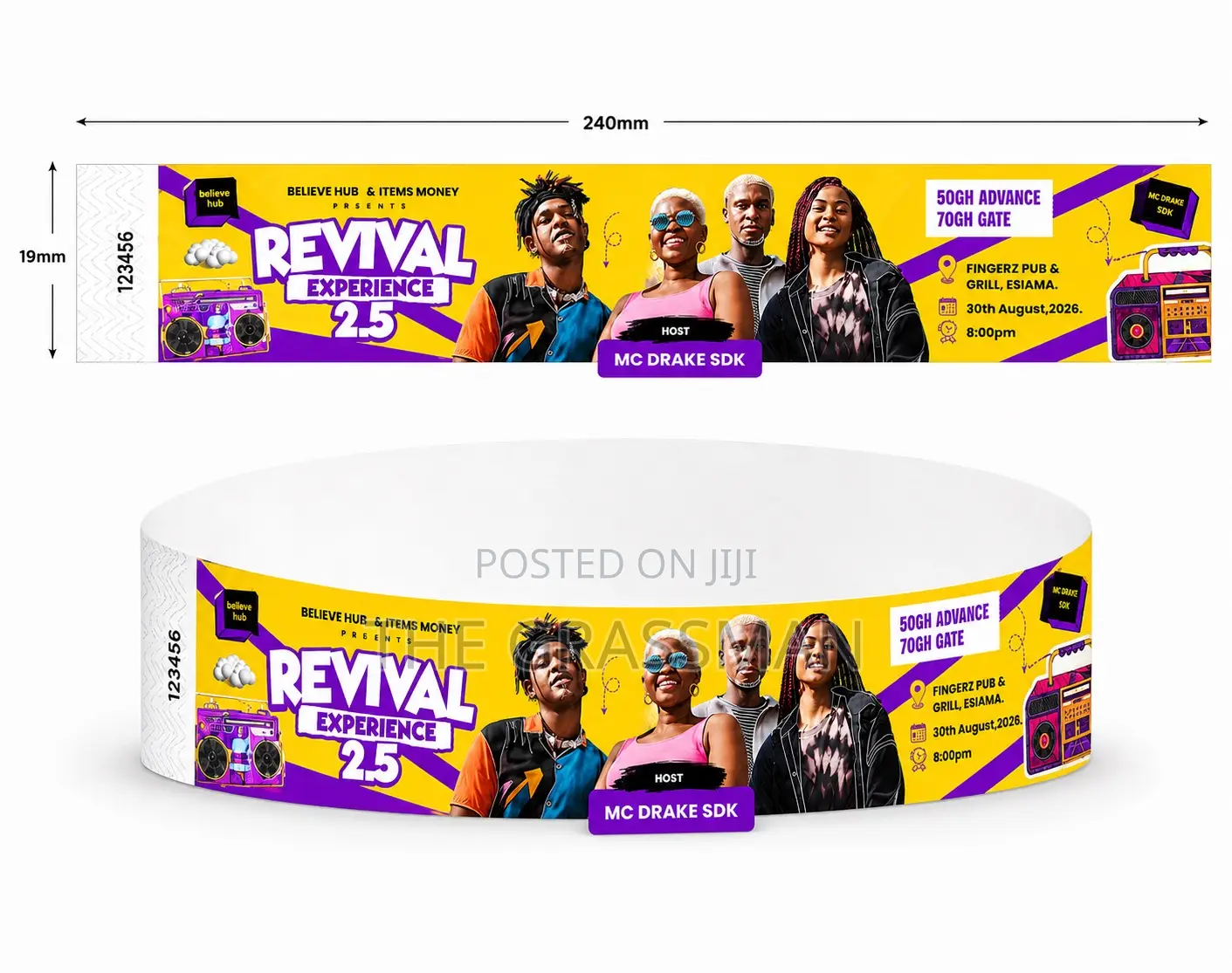 Print Custom Event Wristbands