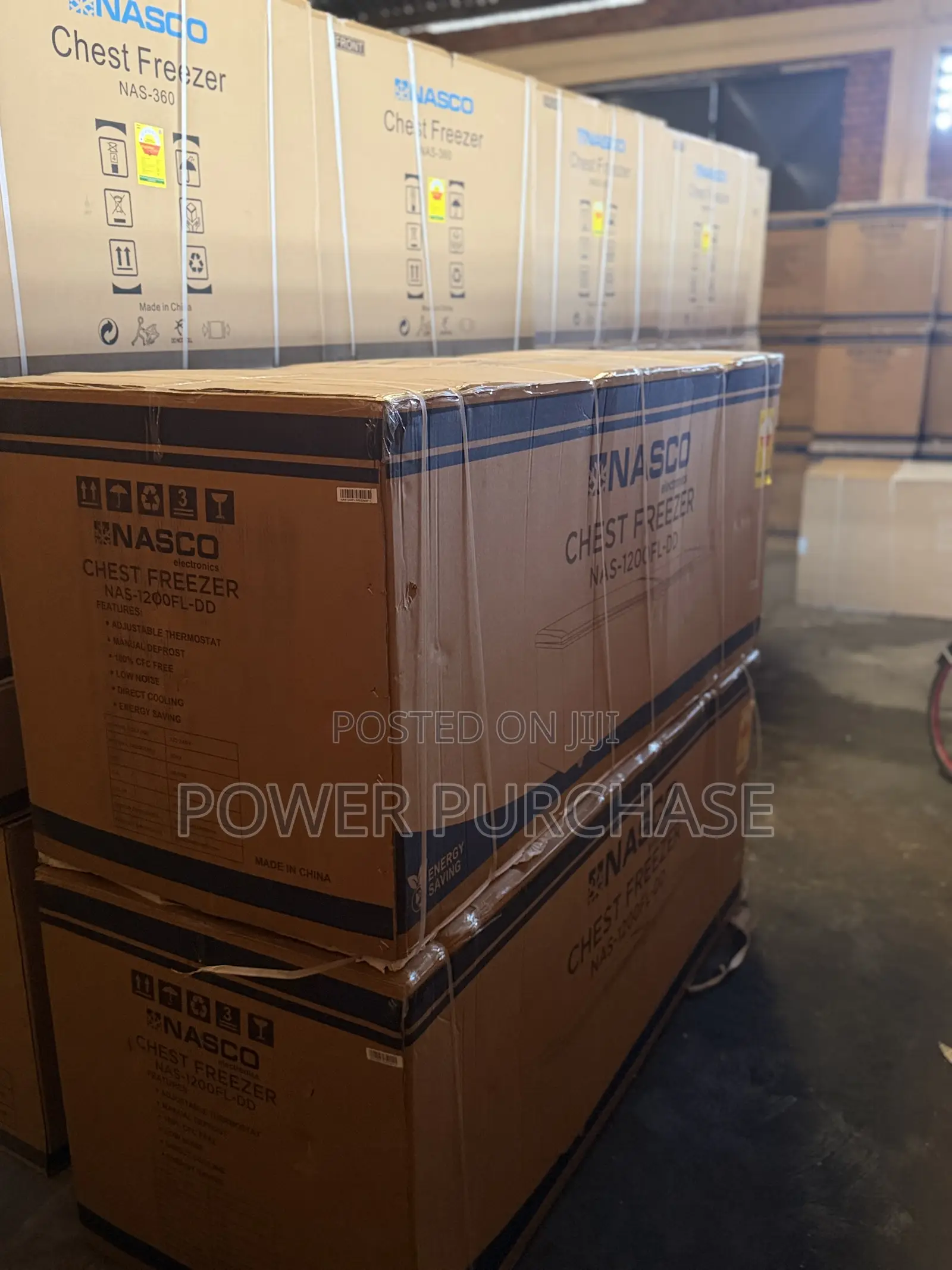 Brand New Nasco Chest Freezer 800 Litres Silver