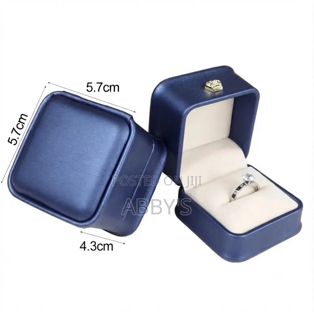 Royal Blue Ring Box/Ring Case