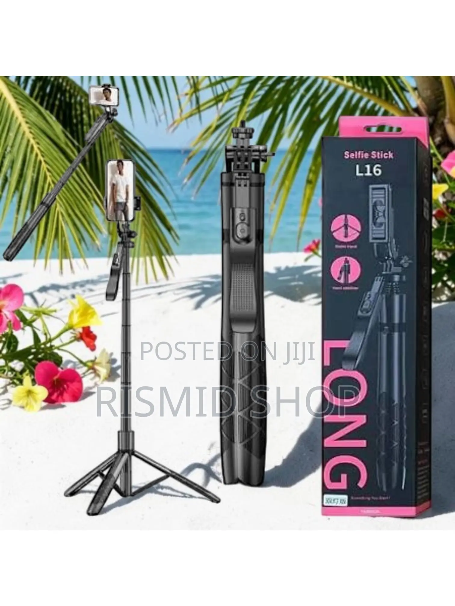 L16 Wireless Bluetooth Selfie Stick Tripod Stand (7062)