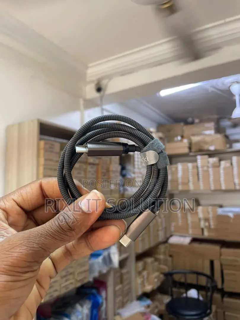 240W USB-C to USB-C Braided Fast Charging Cable 2M High-Speed Data