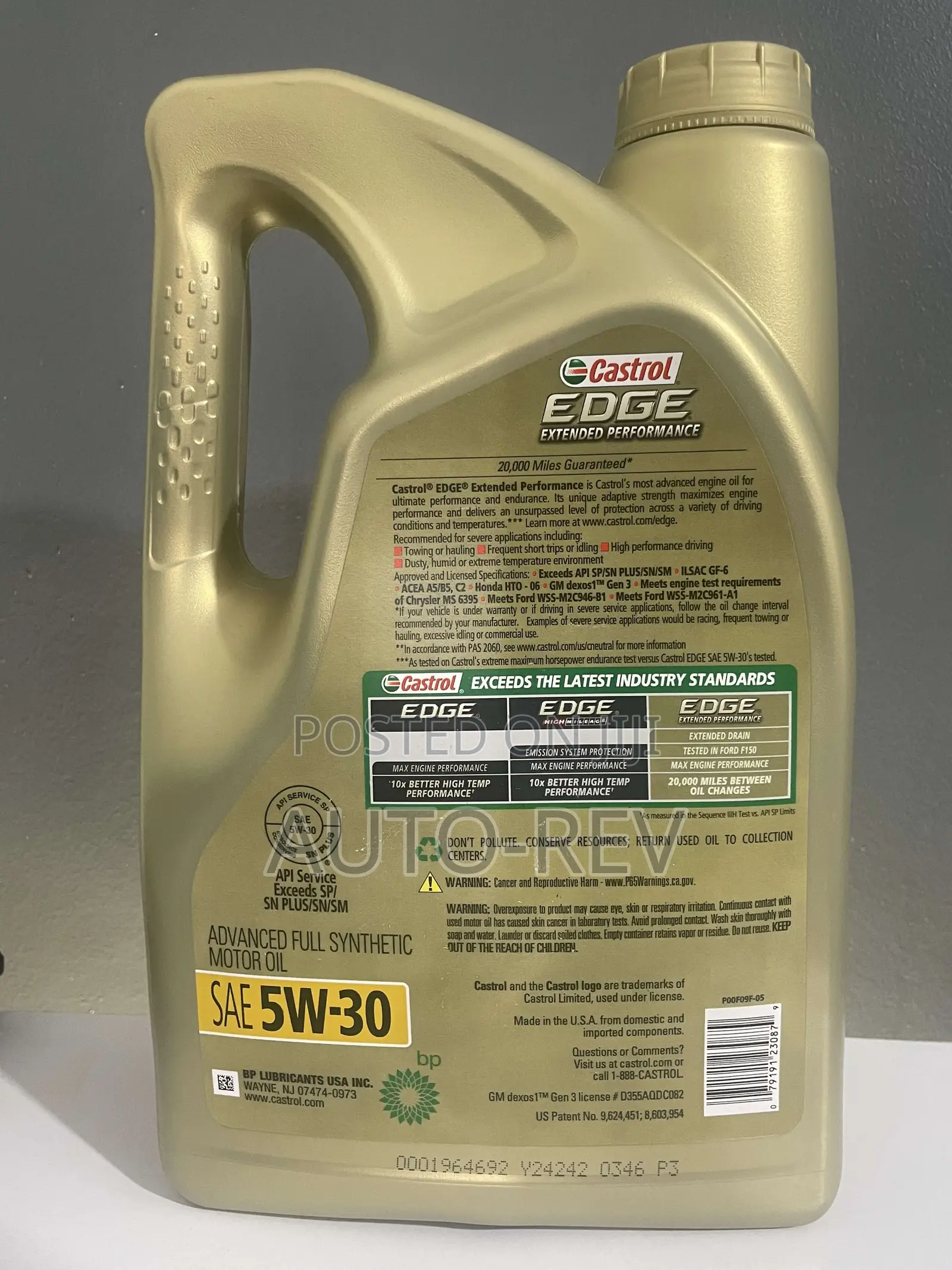 CASTROL EDGE 5w-30 || Extended Performance