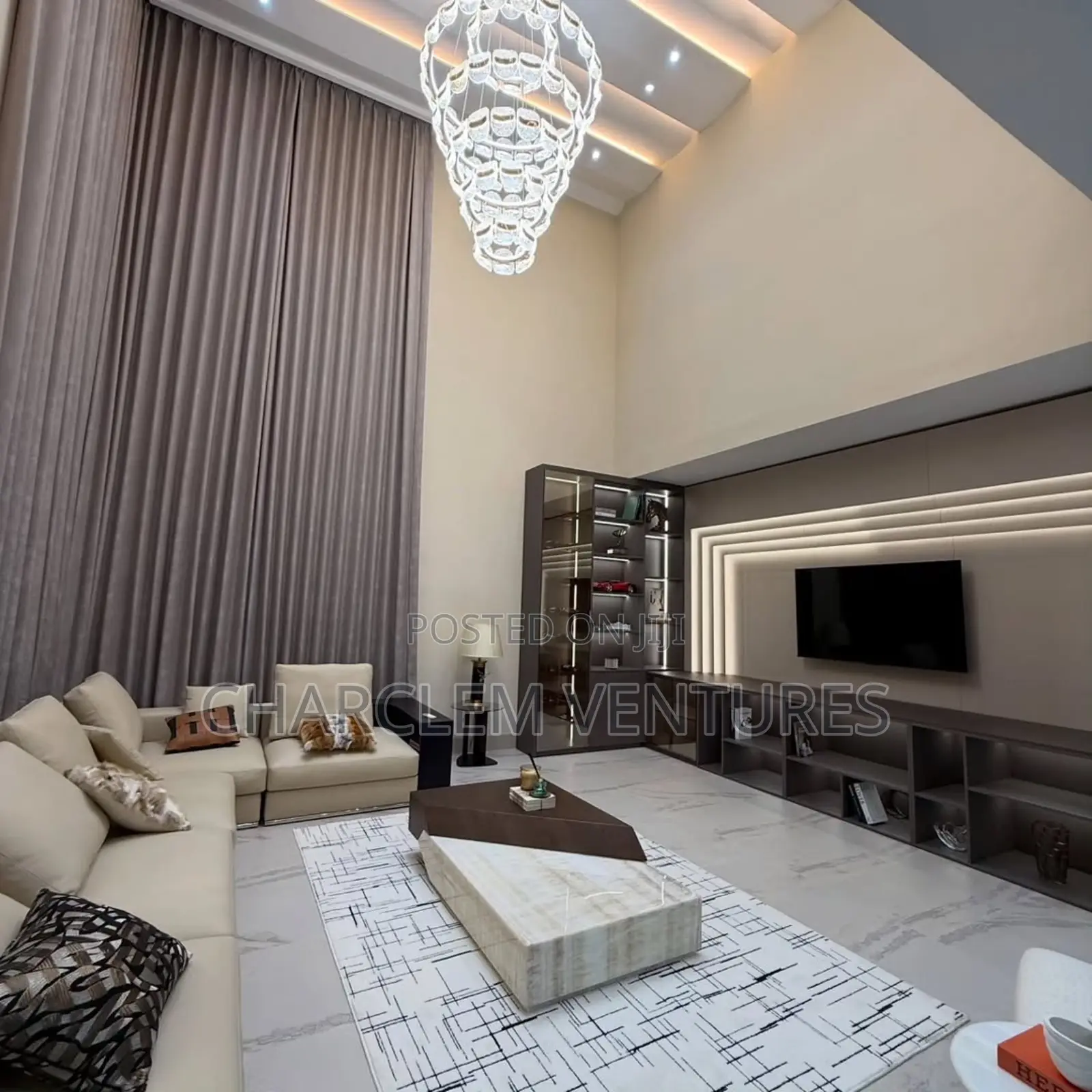 Furnished 4bdrm House in Charclem Ventures, East Legon for sale
