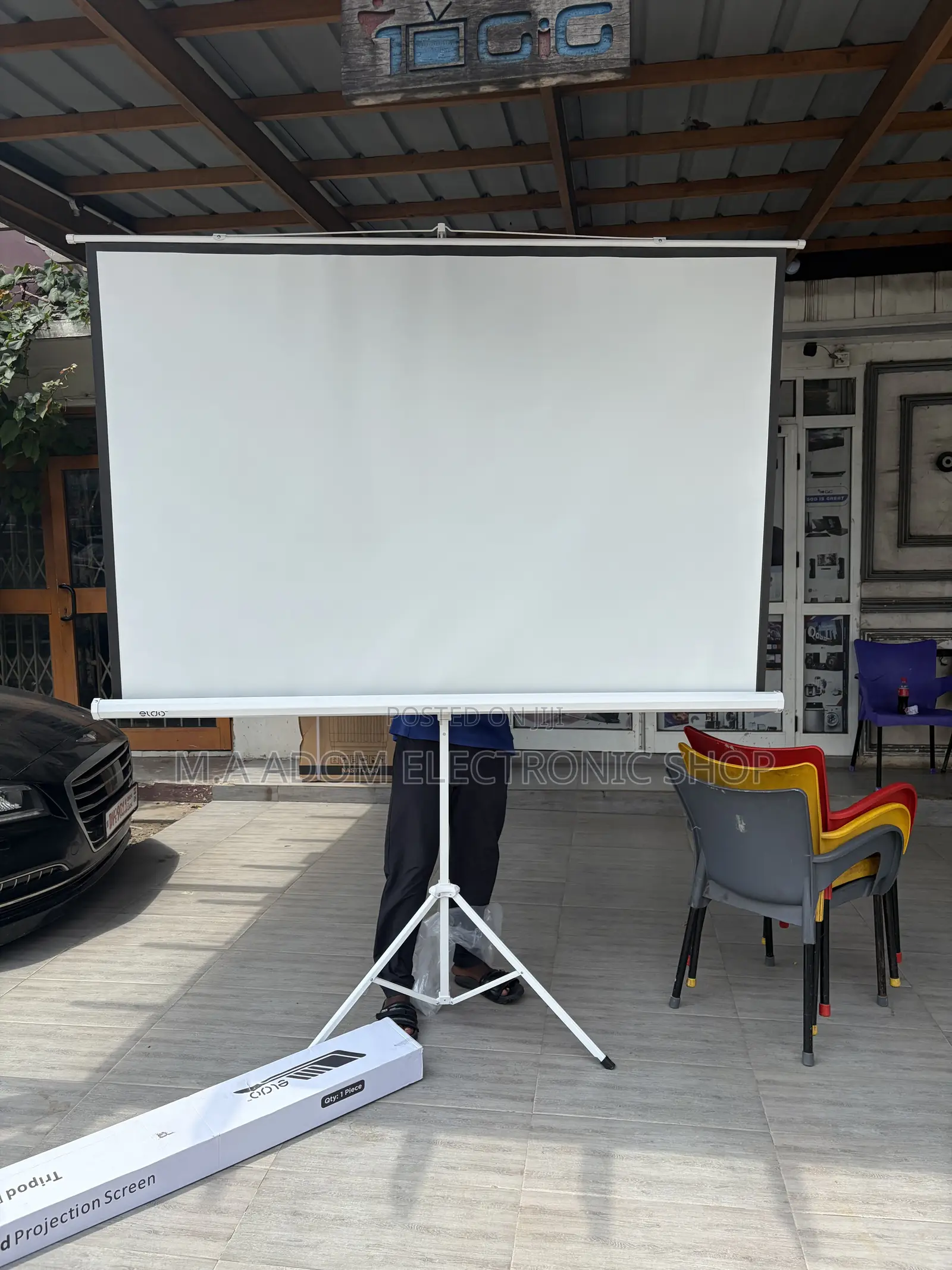 Tripod Projector Screen 200x200cm