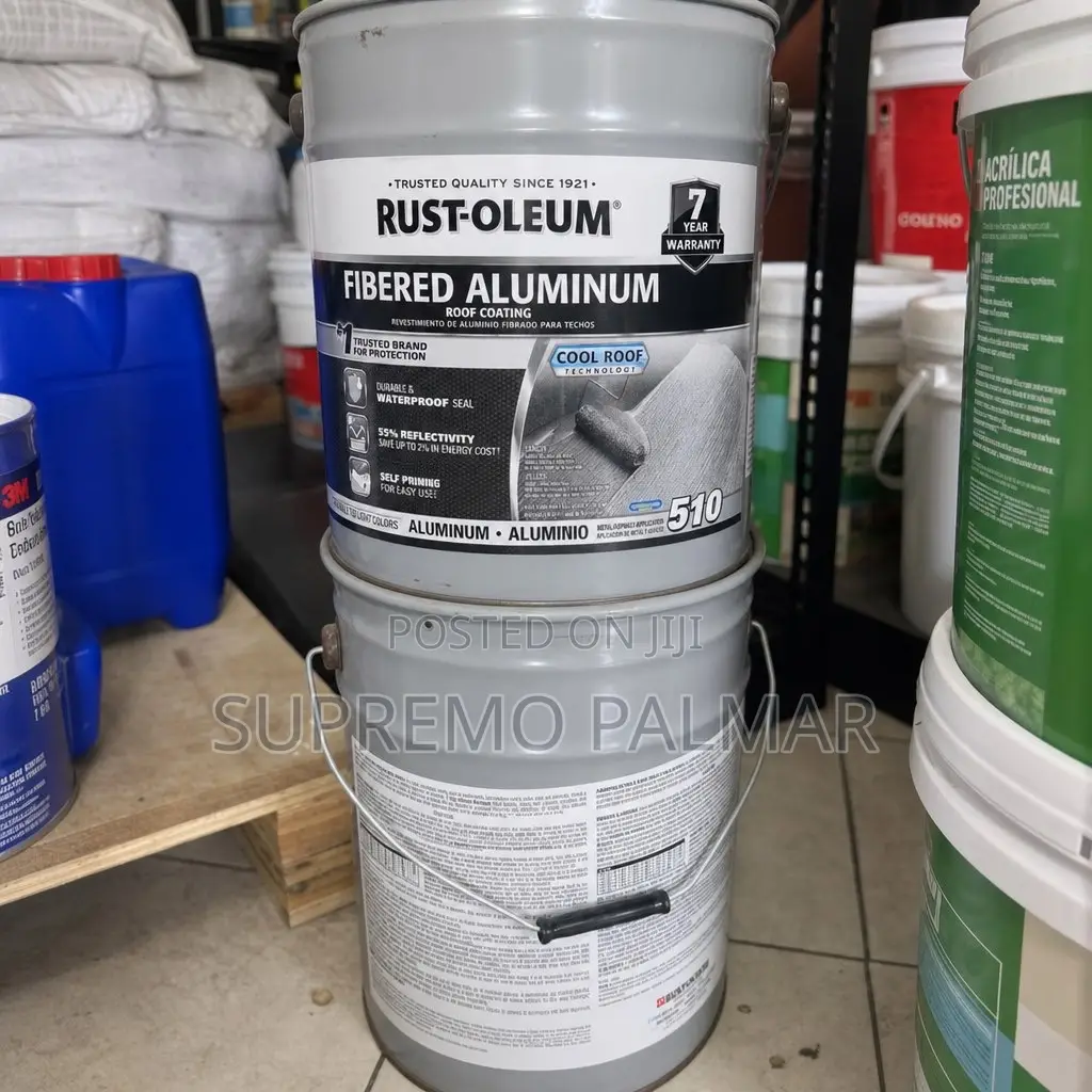 Rust-Oleum 301997 510 Fibered Aluminum Roof Coating - 18.93 Liters