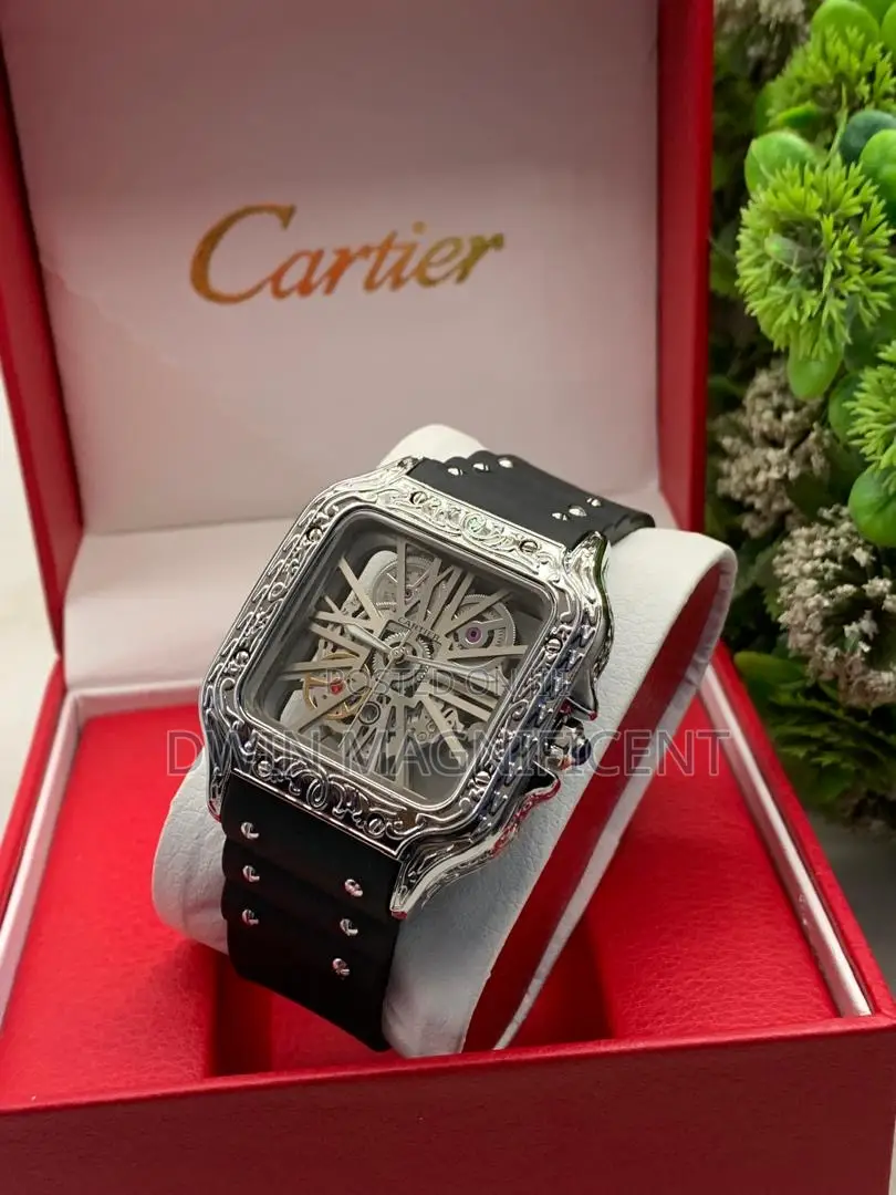 Cartier Santos Skeleton Wristwatch
