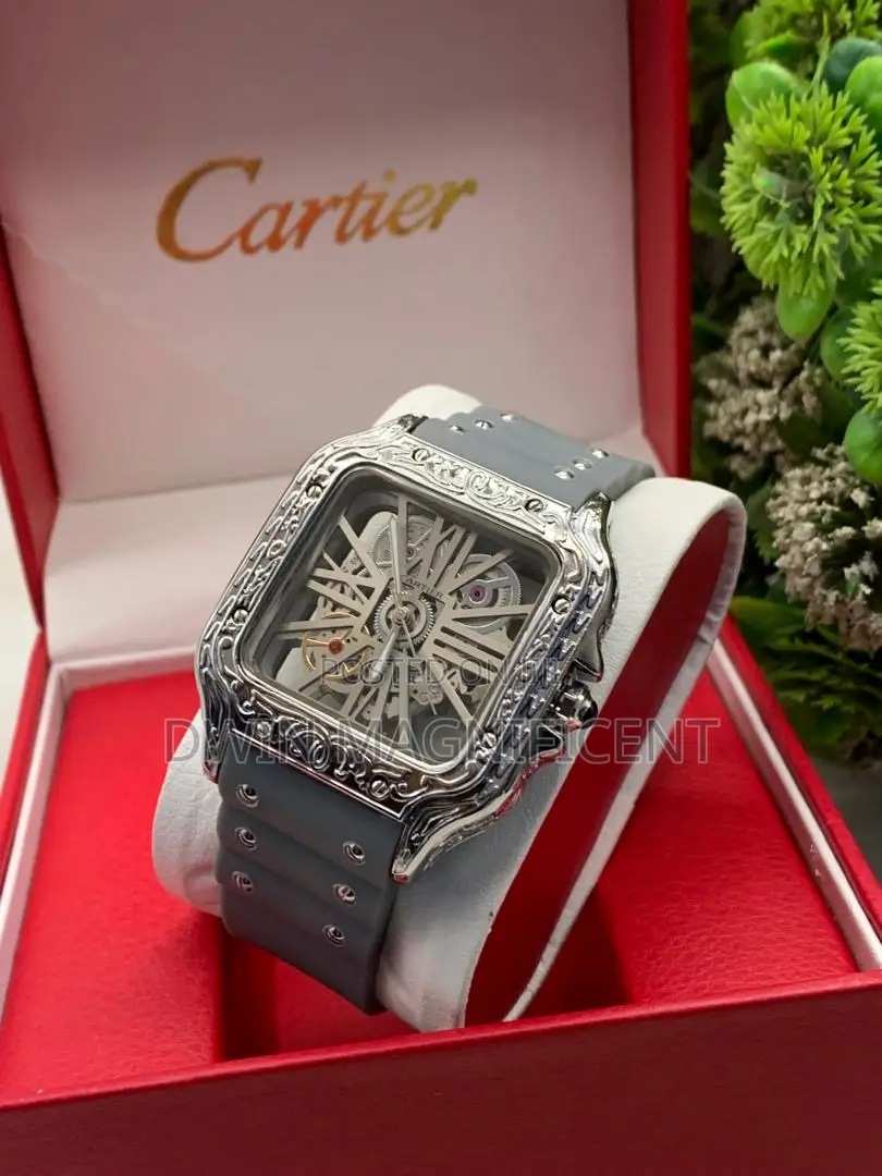 Cartier Santos Skeleton Wristwatch