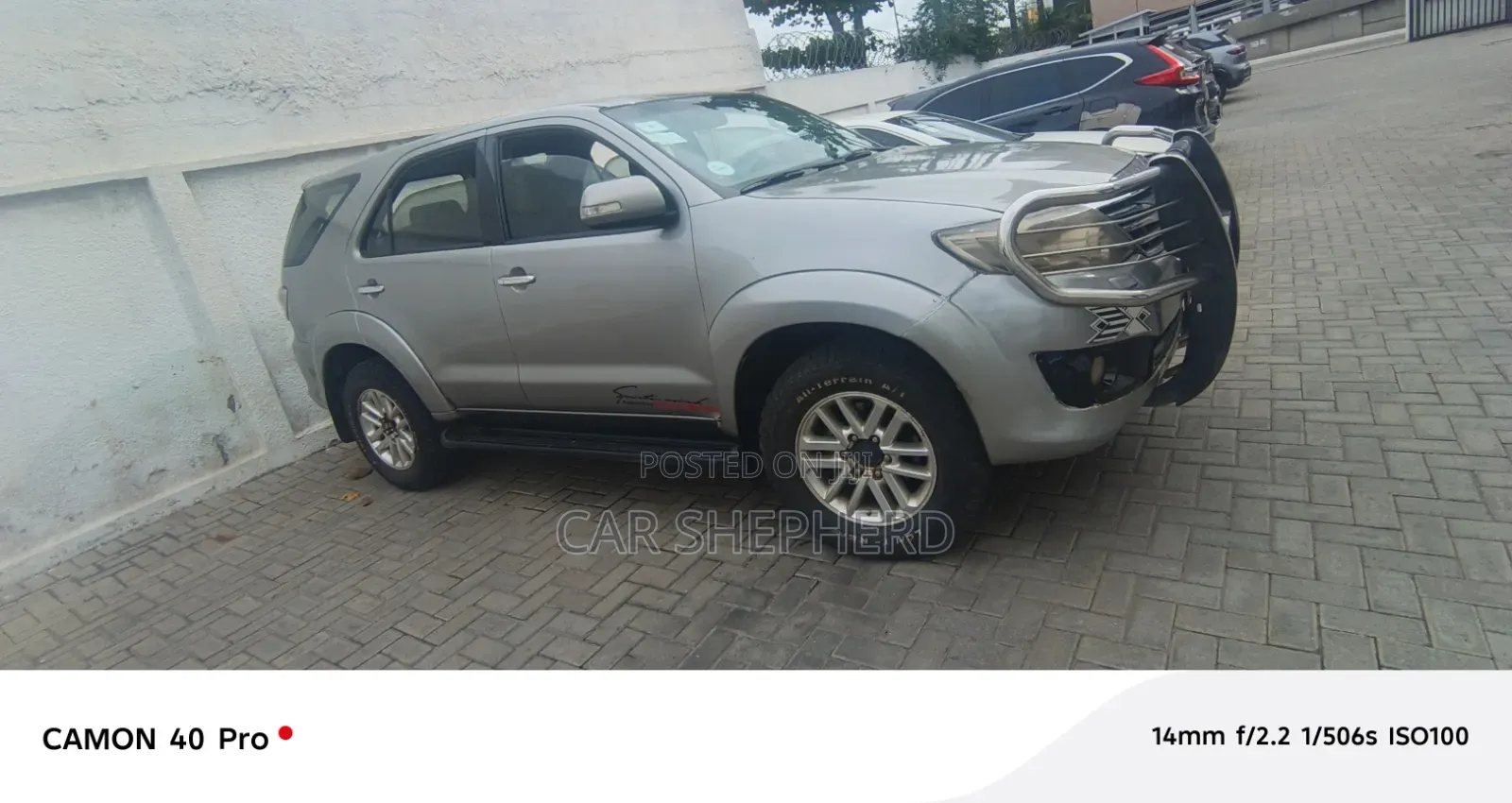 Toyota Fortuner 2.7 AWD 2012 Silver