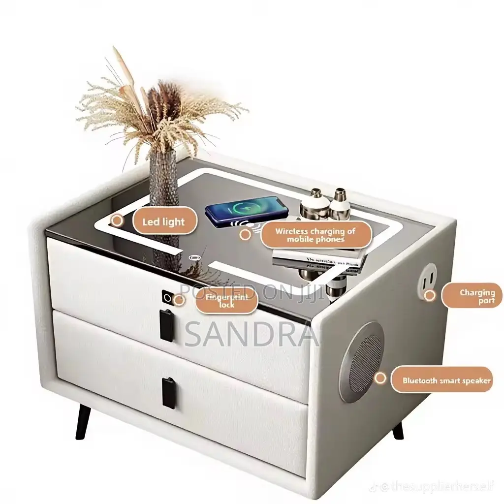 Smart Bedside Table With Drawer