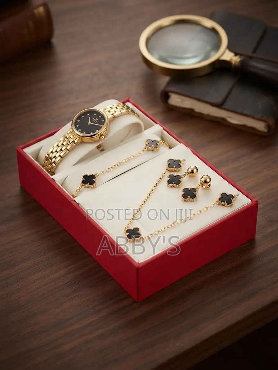 Vintage Floral 5-in 1 Jewelry Set