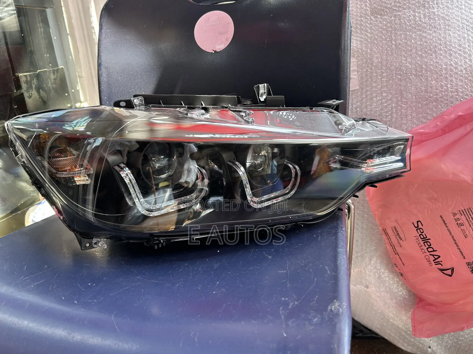 BMW F30 Headlight Pair Black/Smoke Type