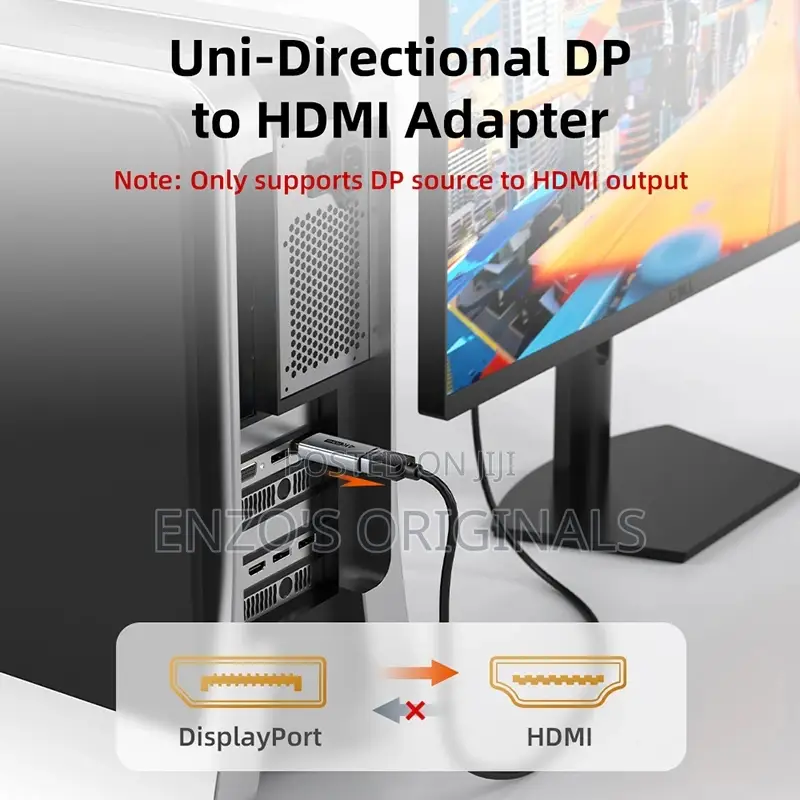 Display Port to HDMI Adapter UHD at 60hz Dp Adapter