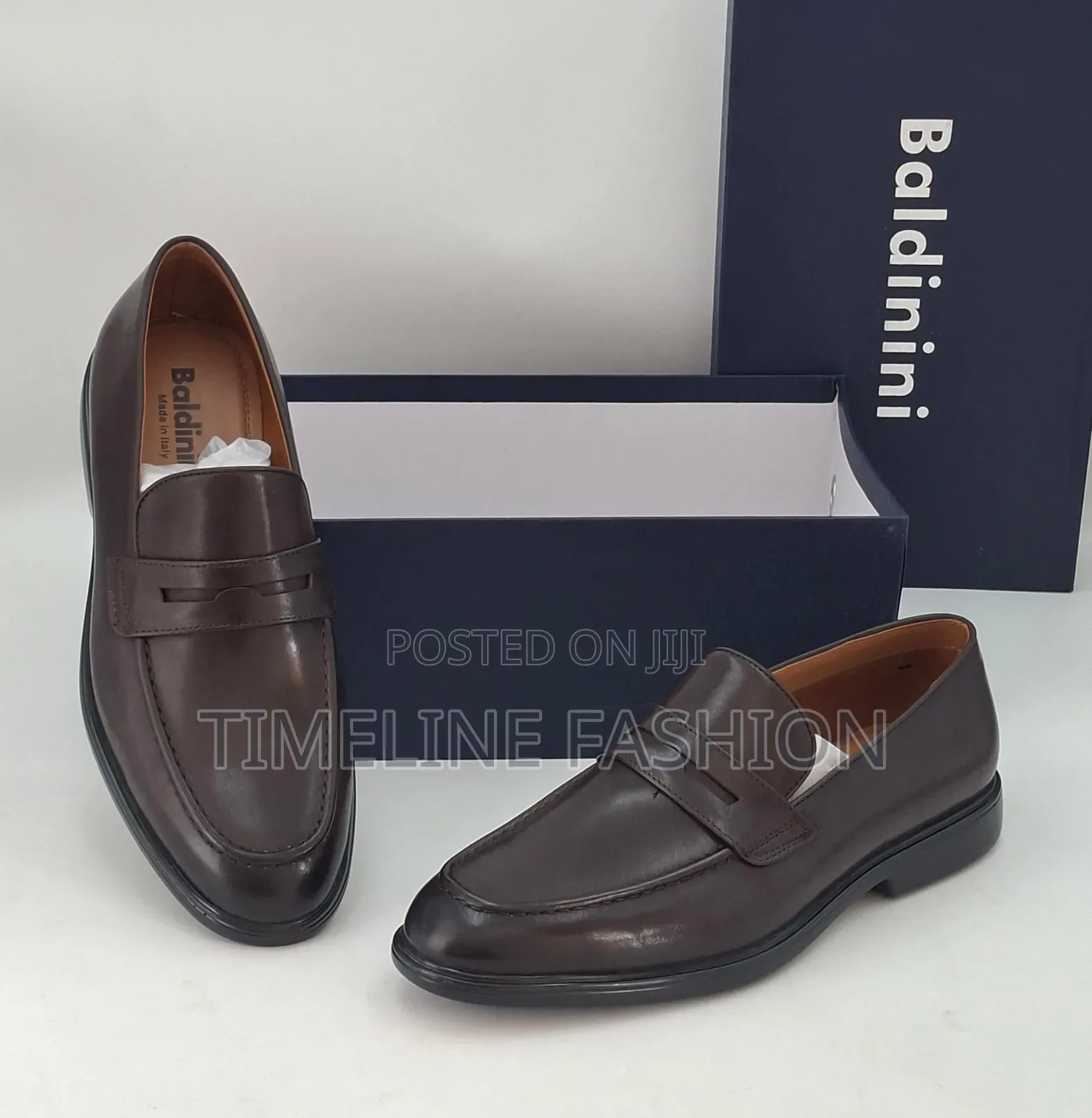 Coffee Brown Baldinini Executive Men's Leather Shoes
