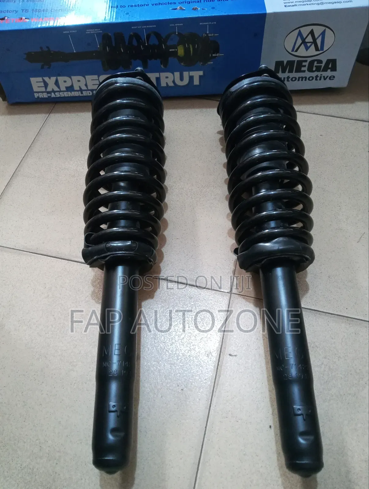 0975. Genuine MEGA Ford Fusion Complete Strut With Spring From USA