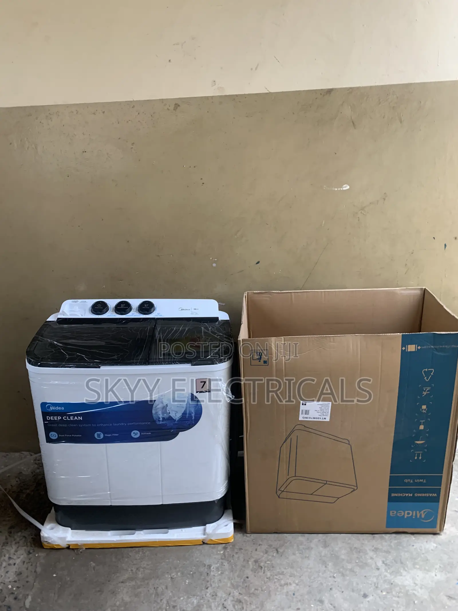 Correct Midea 7kg TwinTub Semi Auto Washing Machine