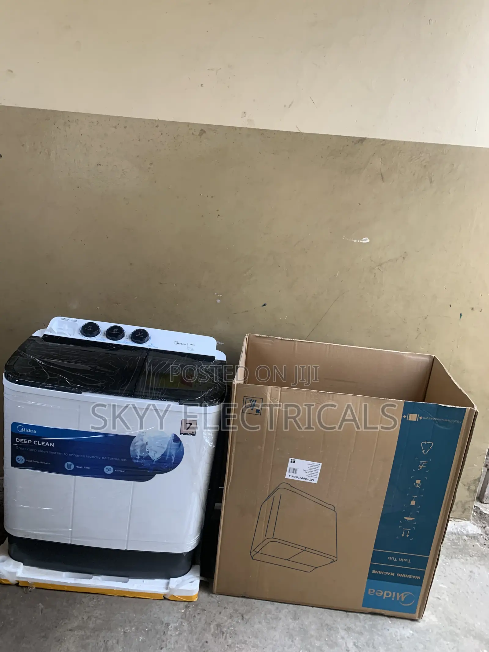 Correct Midea 7kg TwinTub Semi Auto Washing Machine