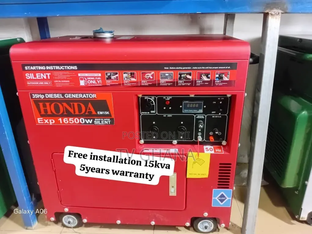 Honda 15kVA Commercial Diesel Generator – High Efficiency15kva