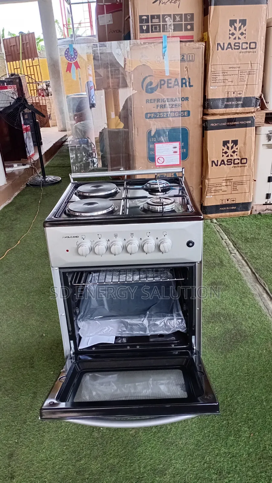 Volcano Standing Gas Cooker With Oven, Grill Auto Ignition