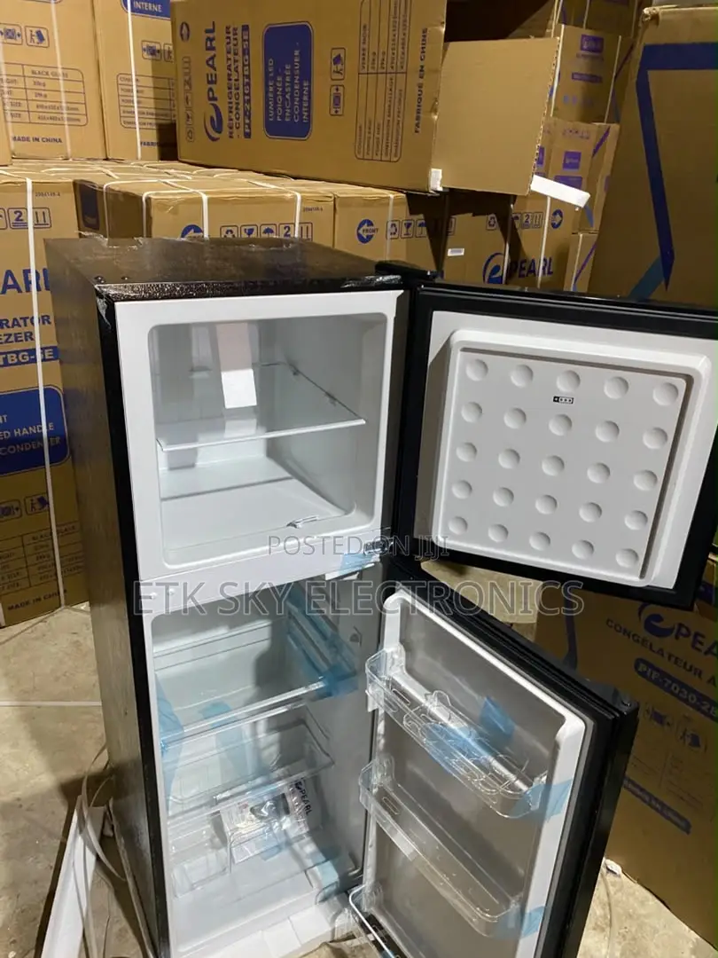 Efficient Pearl 136 Liters Double Door Fridge