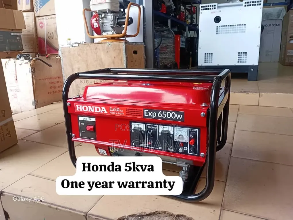 Original Honda 5kVA 6.5kW Generator – Electric Start5kva