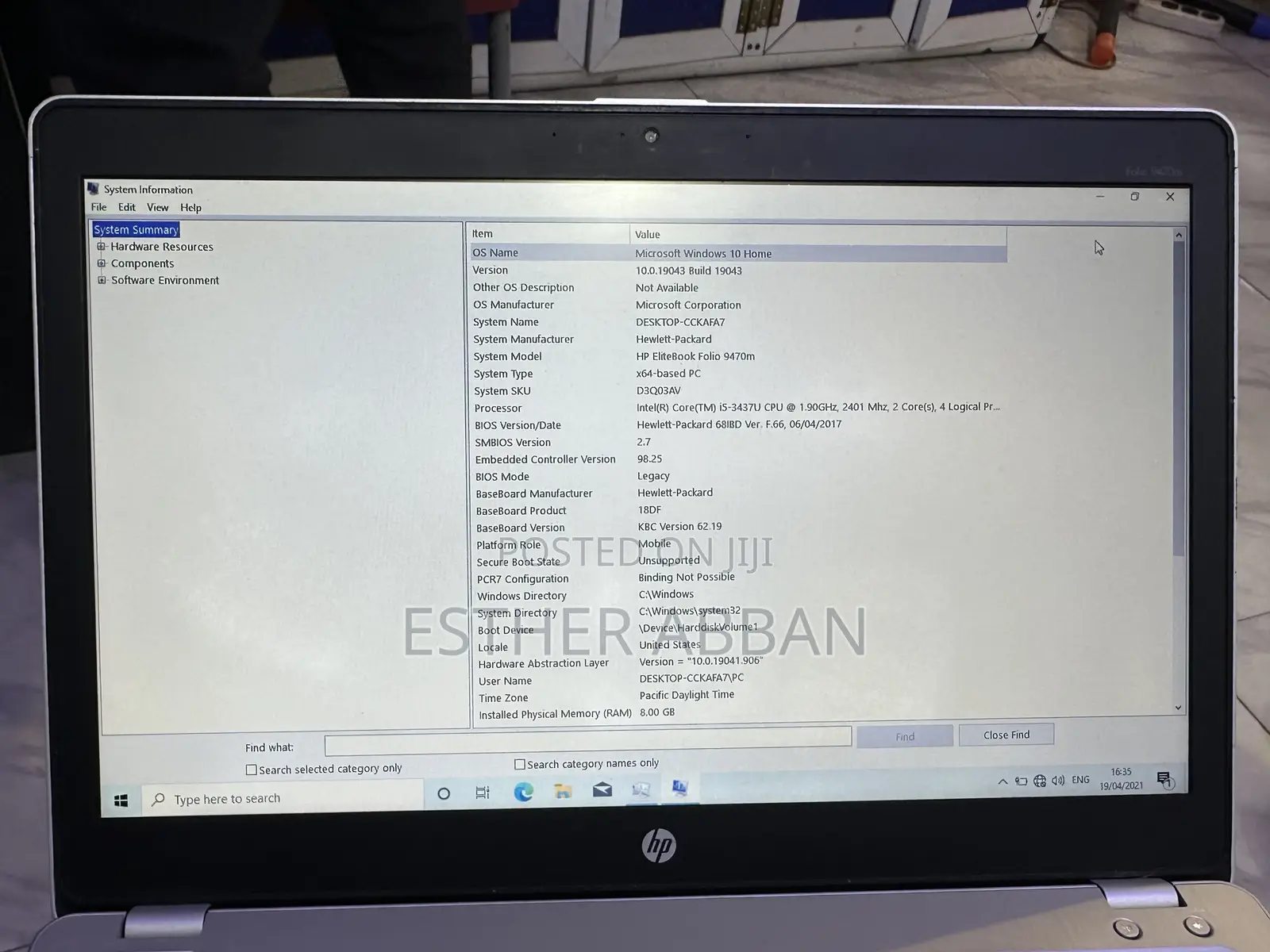Laptop HP EliteBook Folio 9470M 8GB Intel Core i5 SSD 256GB