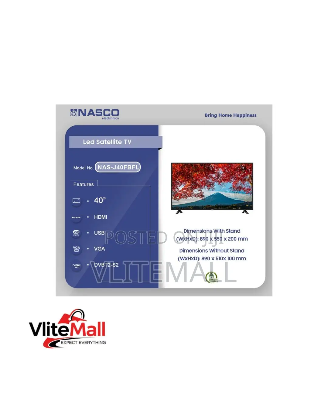 Nasco 40′′ Led Digital Satellite Television
Sku:
Nas-J40fbfl