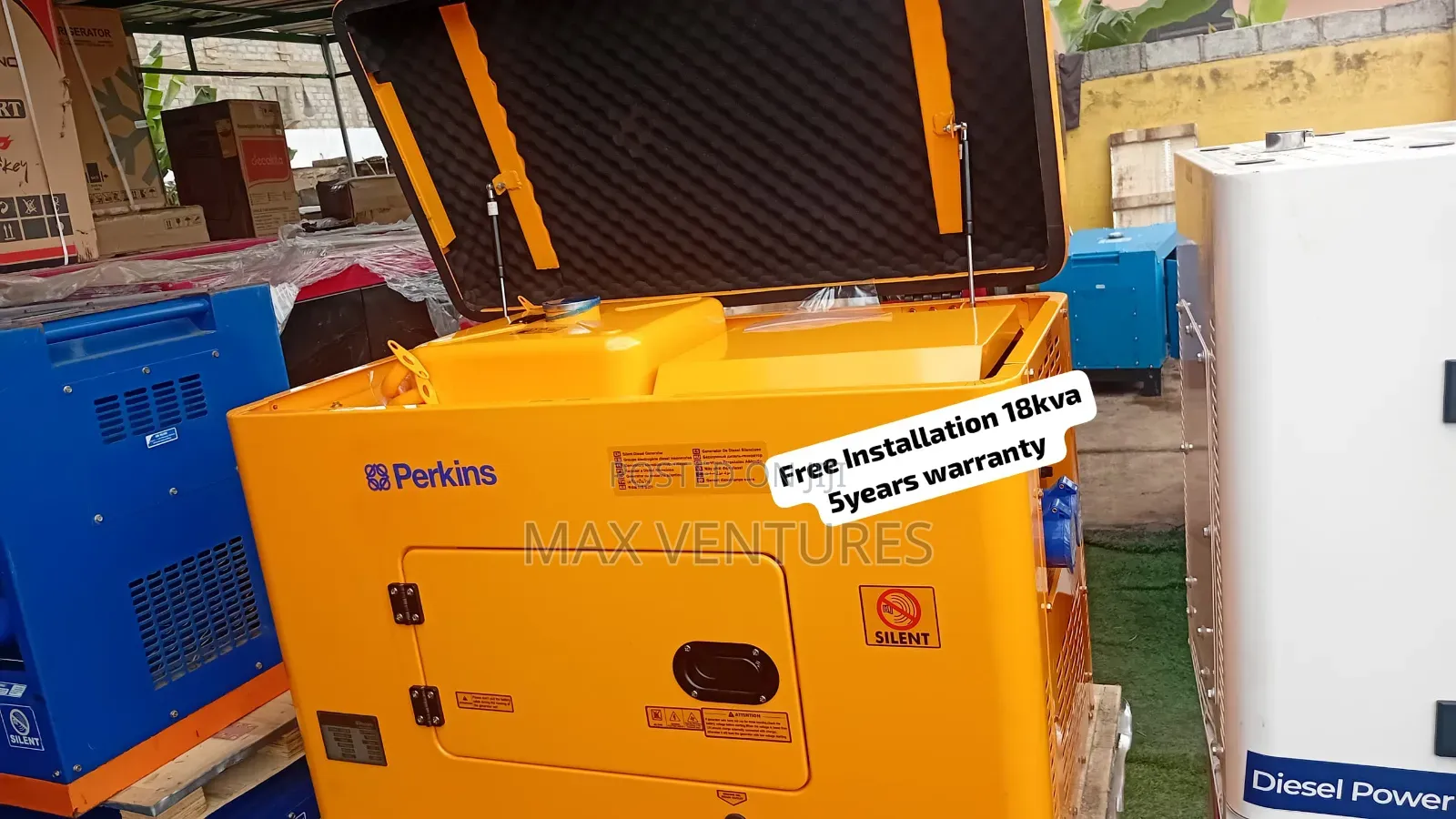 Original Perkins 18kVA Diesel Generator – Silent Reliable 18kva