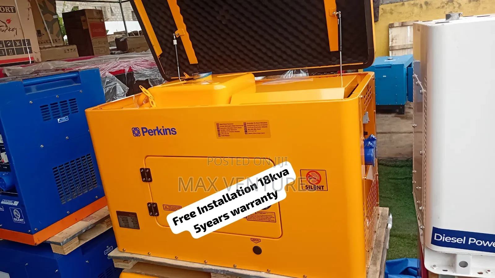 Original Perkins 18kVA Diesel Generator – Silent Reliable 18kva