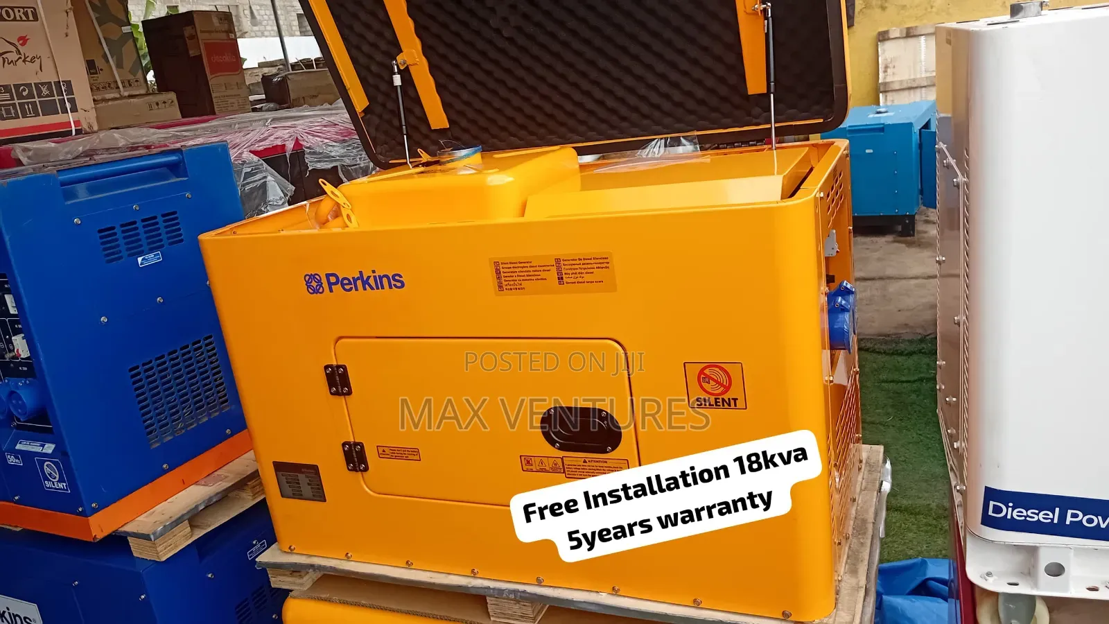 Heavy-Duty Perkins 18kVA Diesel Generator – Brand New 18kVA