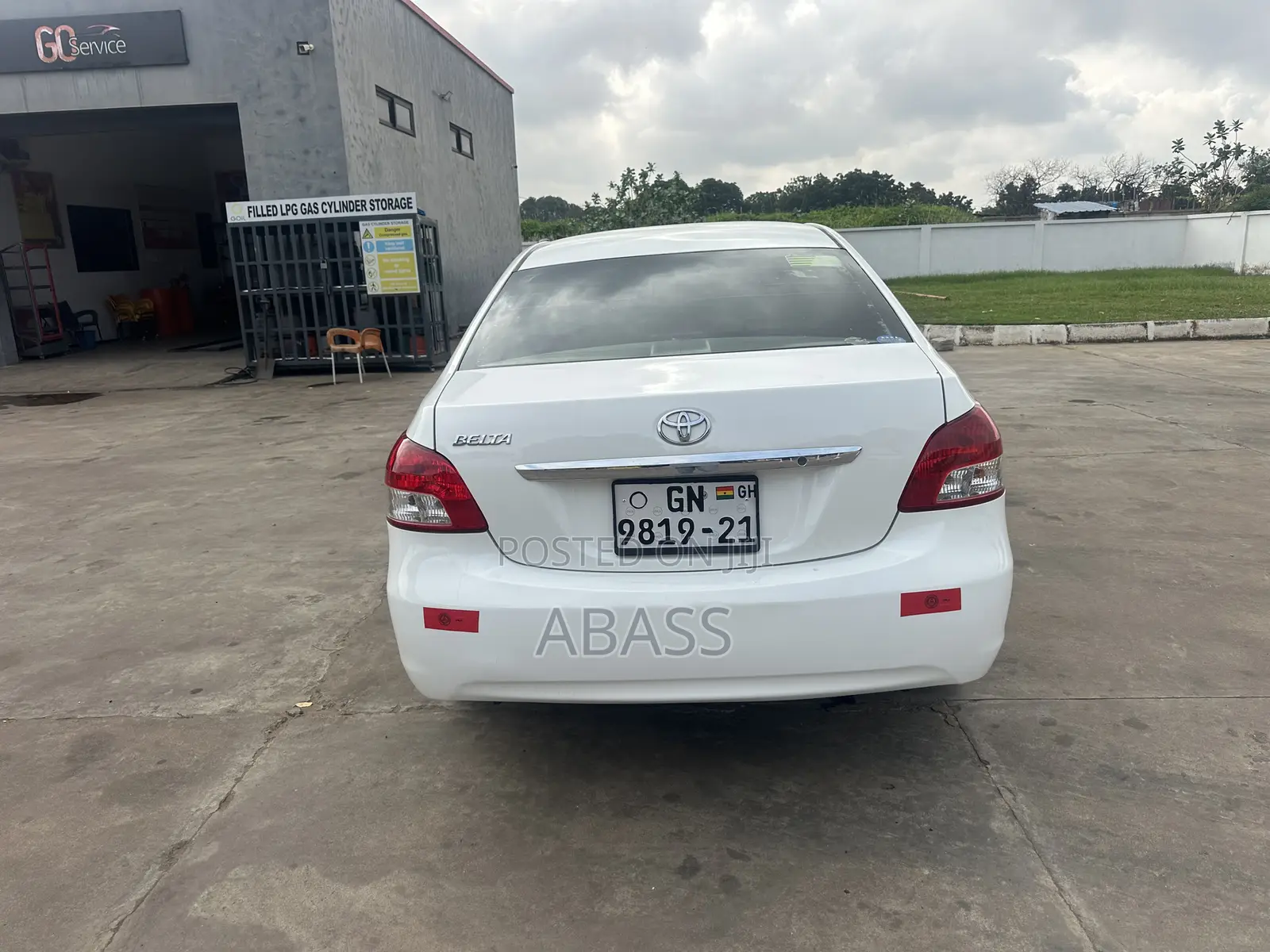 Toyota Belta 2012 White