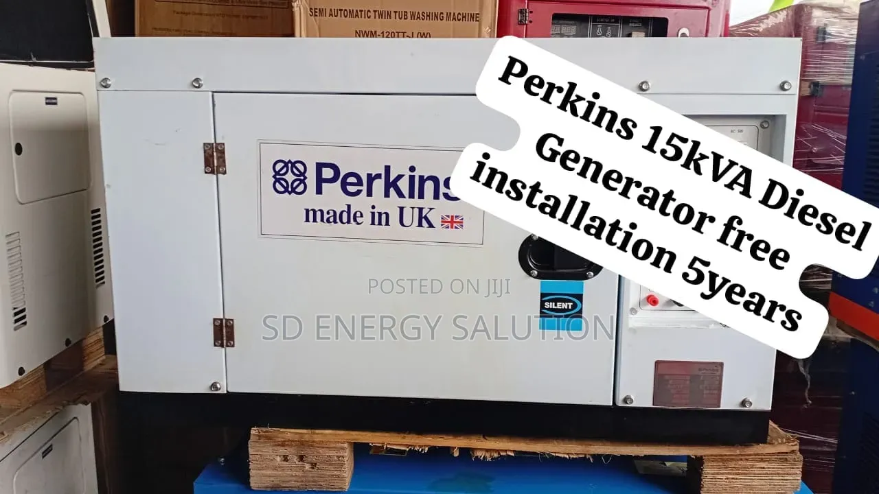 Heavy-Duty Perkins 15kVA Diesel Generator for Commercial Use