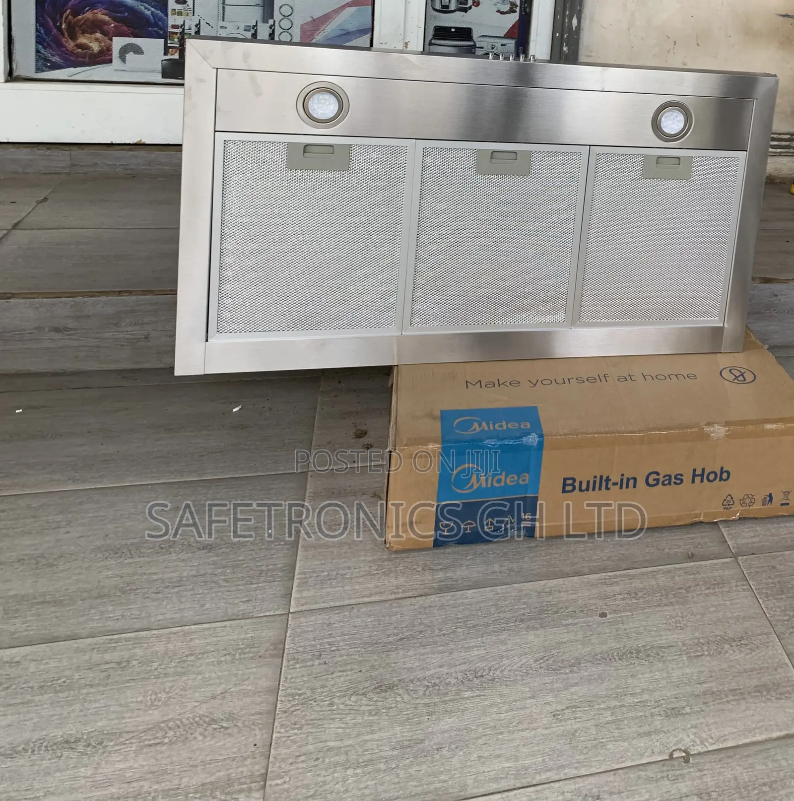 Quality Notch Midea 90cm T-Shape Chimney Cooker Hood (90m21-S)