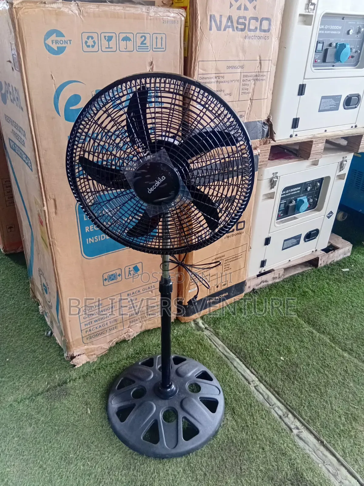 Decakila Standing Fan – Powerful Cooling Fan With Adjustable