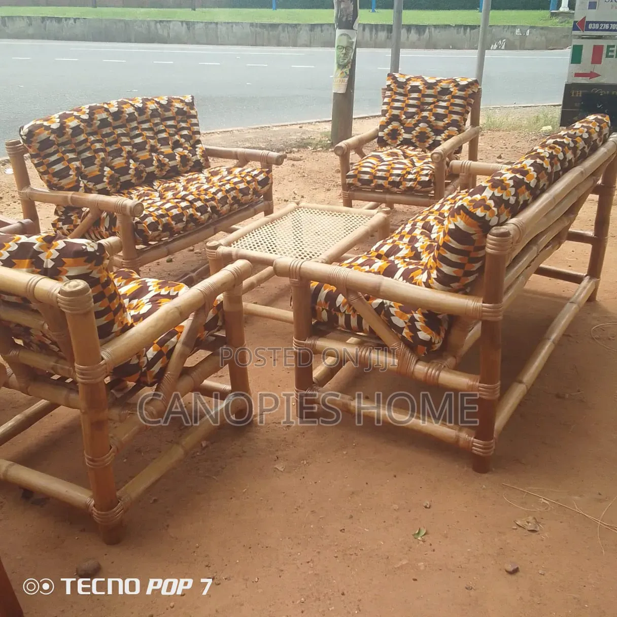 Cane/Bamboo Sofa