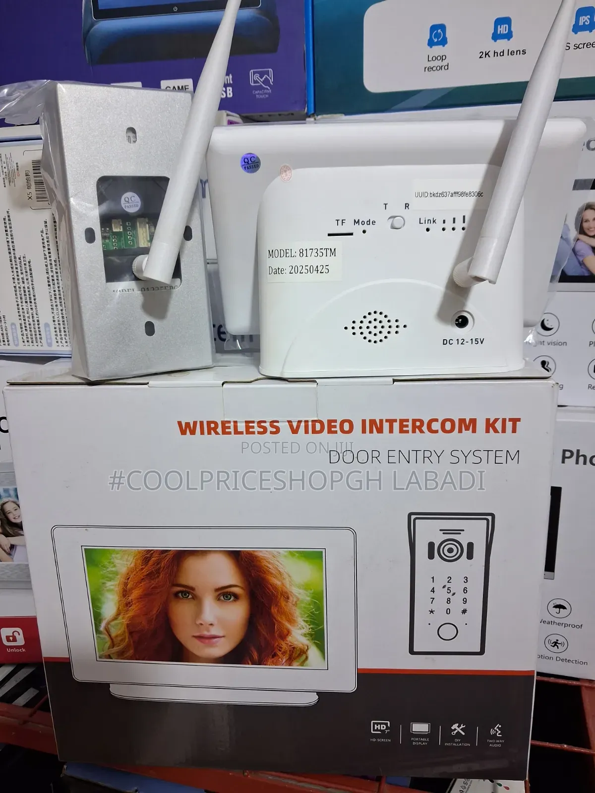 Wireless Smart Video Doorbell Intercom System