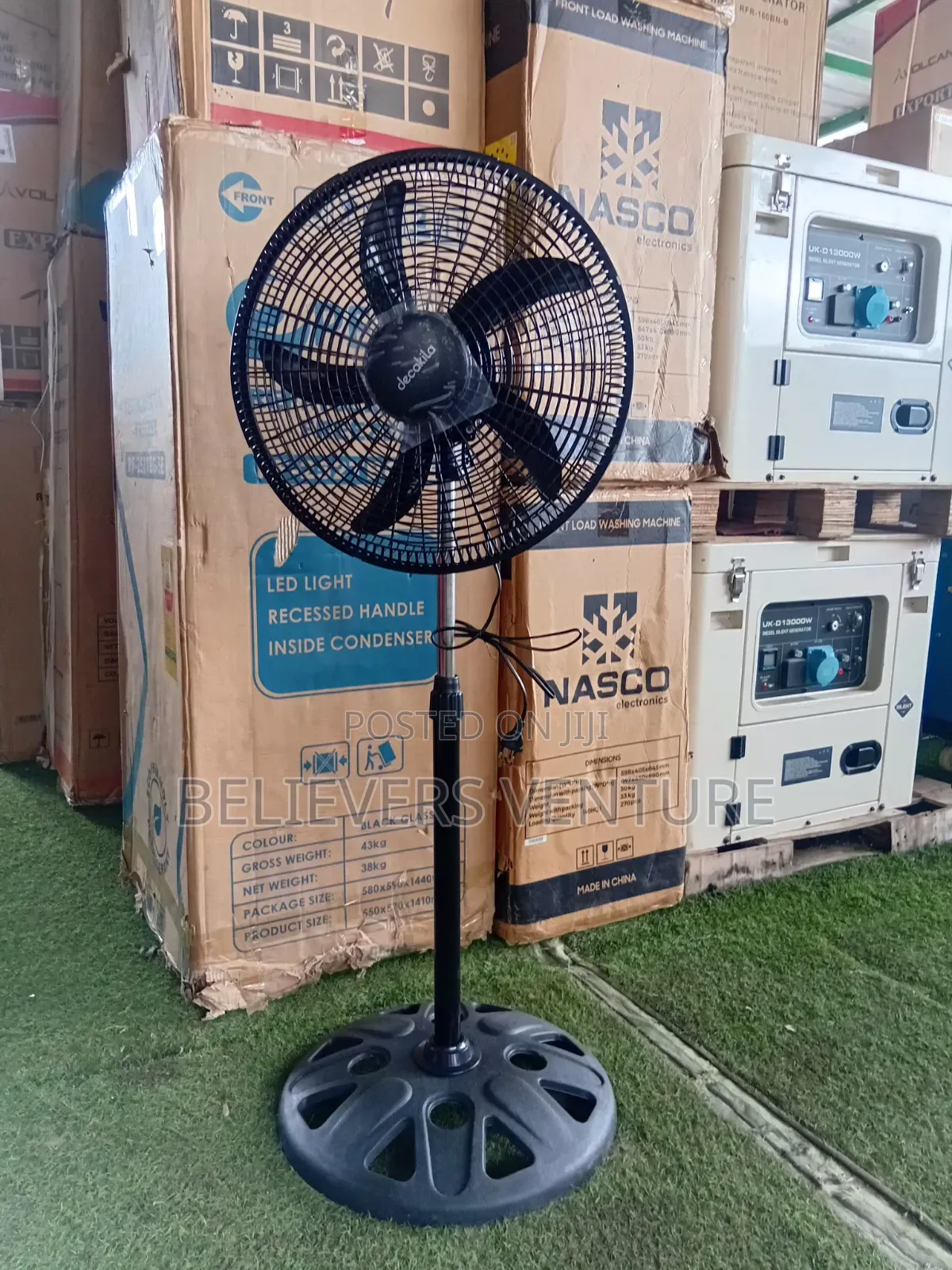 Decakila Standing Fan – Durable, Silent High-Speed