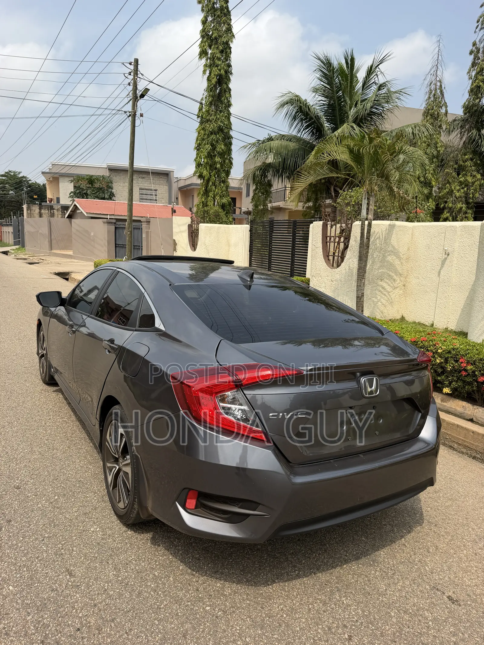 Honda Civic EX-L 4dr Sedan (1.5L 4cyl) 2016 Gray