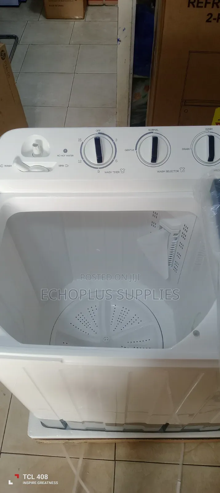 TCL 10.5kg Washing Machine/Twin Tub /Wash and Spin/Large Wash Pin