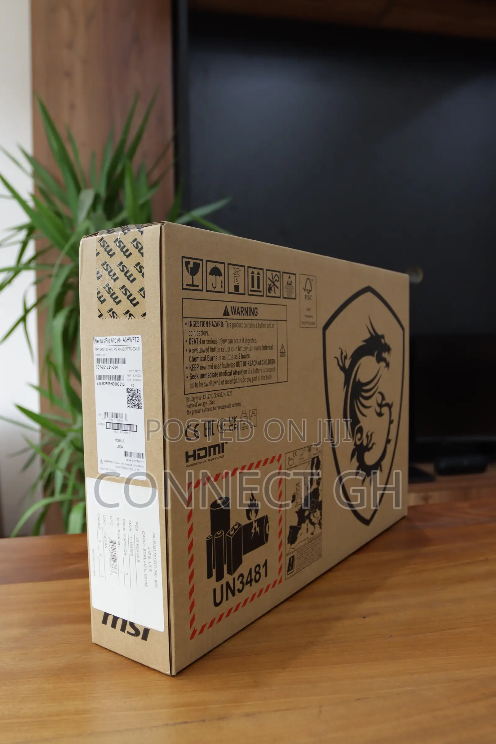 New Laptop MSI 32GB AMD Ryzen 9 SSD 1T