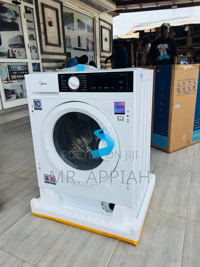 Extremely Affordable Midea 8kg Fully Auto Washing Machine(White) 