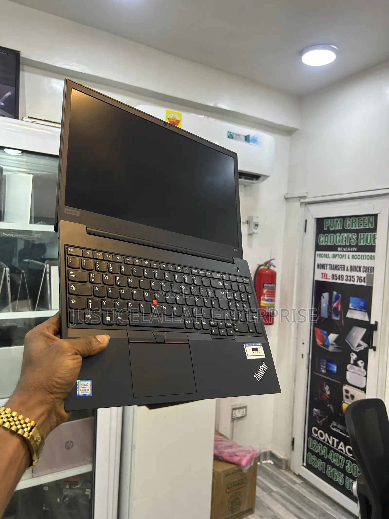 Laptop Lenovo ThinkPad E580 8GB Intel Core i3 SSD 256GB