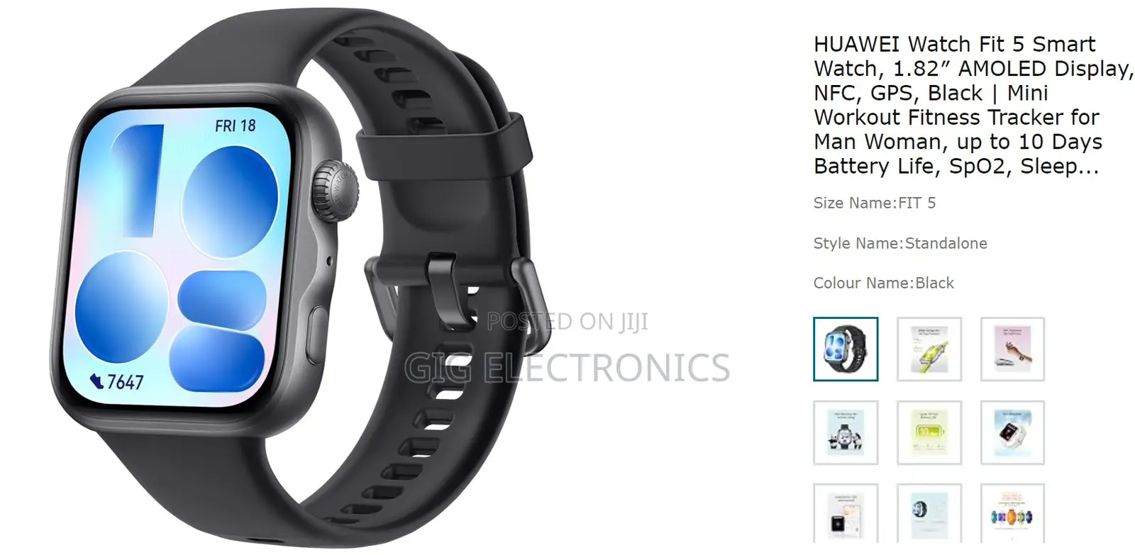 Huawei Watch Fit 5 Smart Watch