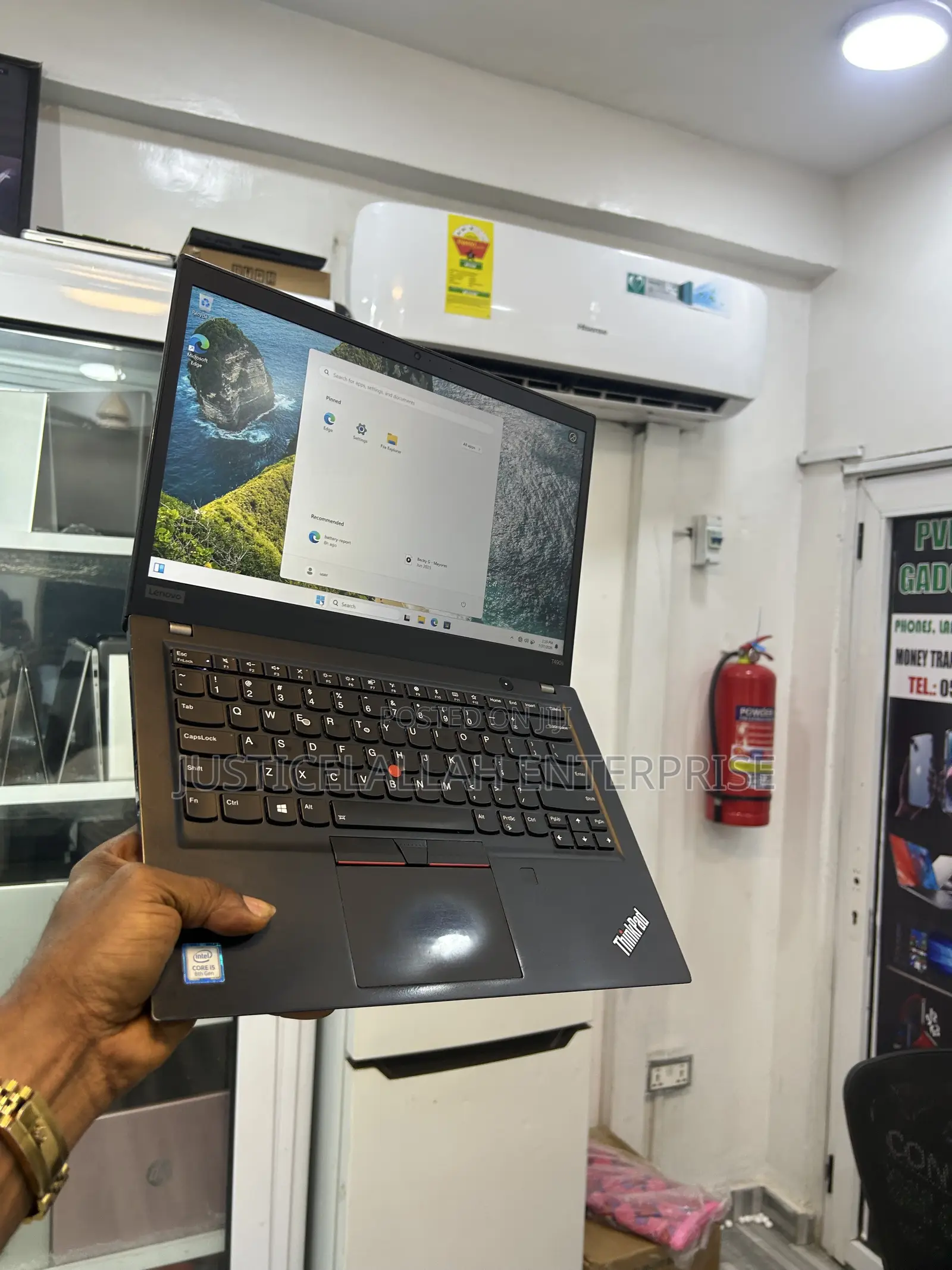 Laptop Lenovo ThinkPad t495s 8GB Intel Core i5 SSD 256GB
