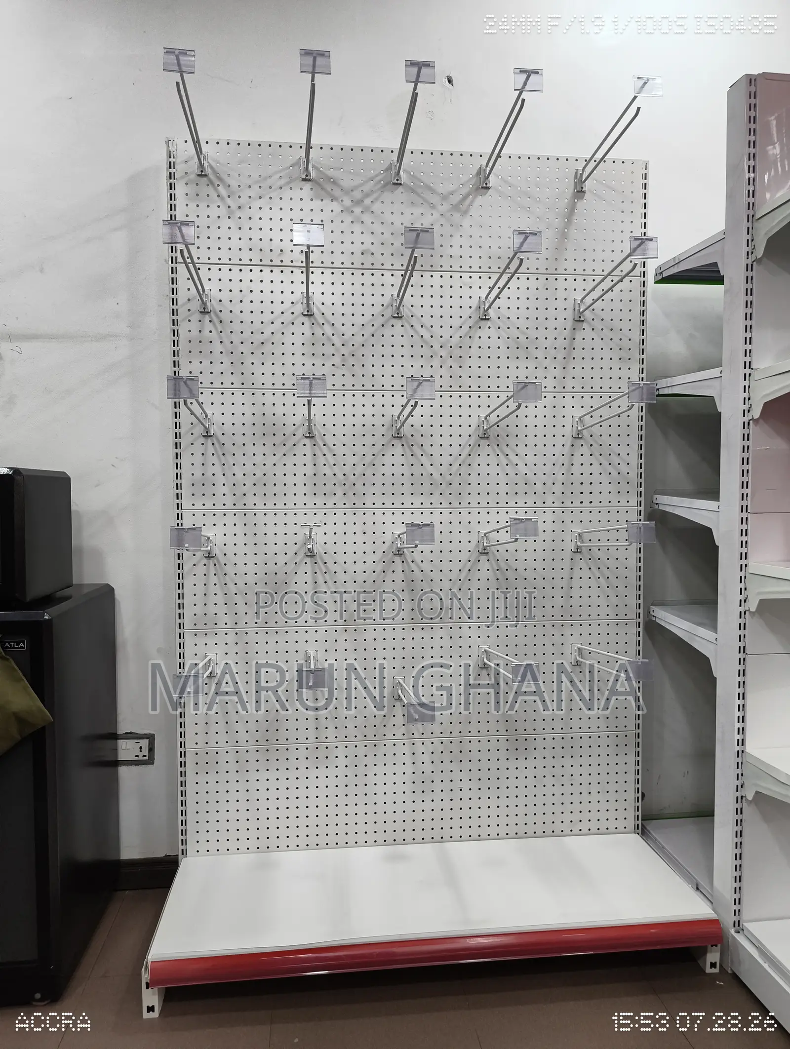 Supermarket Display Hook Shelves | Display Rack | Retail Store Shelvin