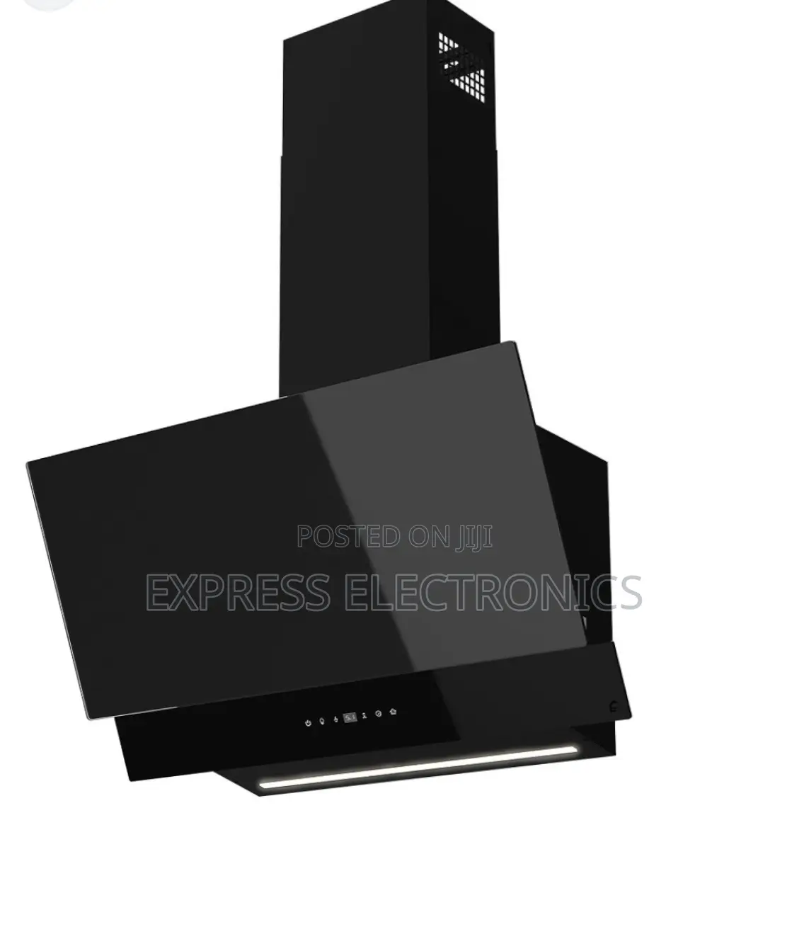 Best Buy Midea 90cm Angled Cooker Hood W/ Black Tempered Glass