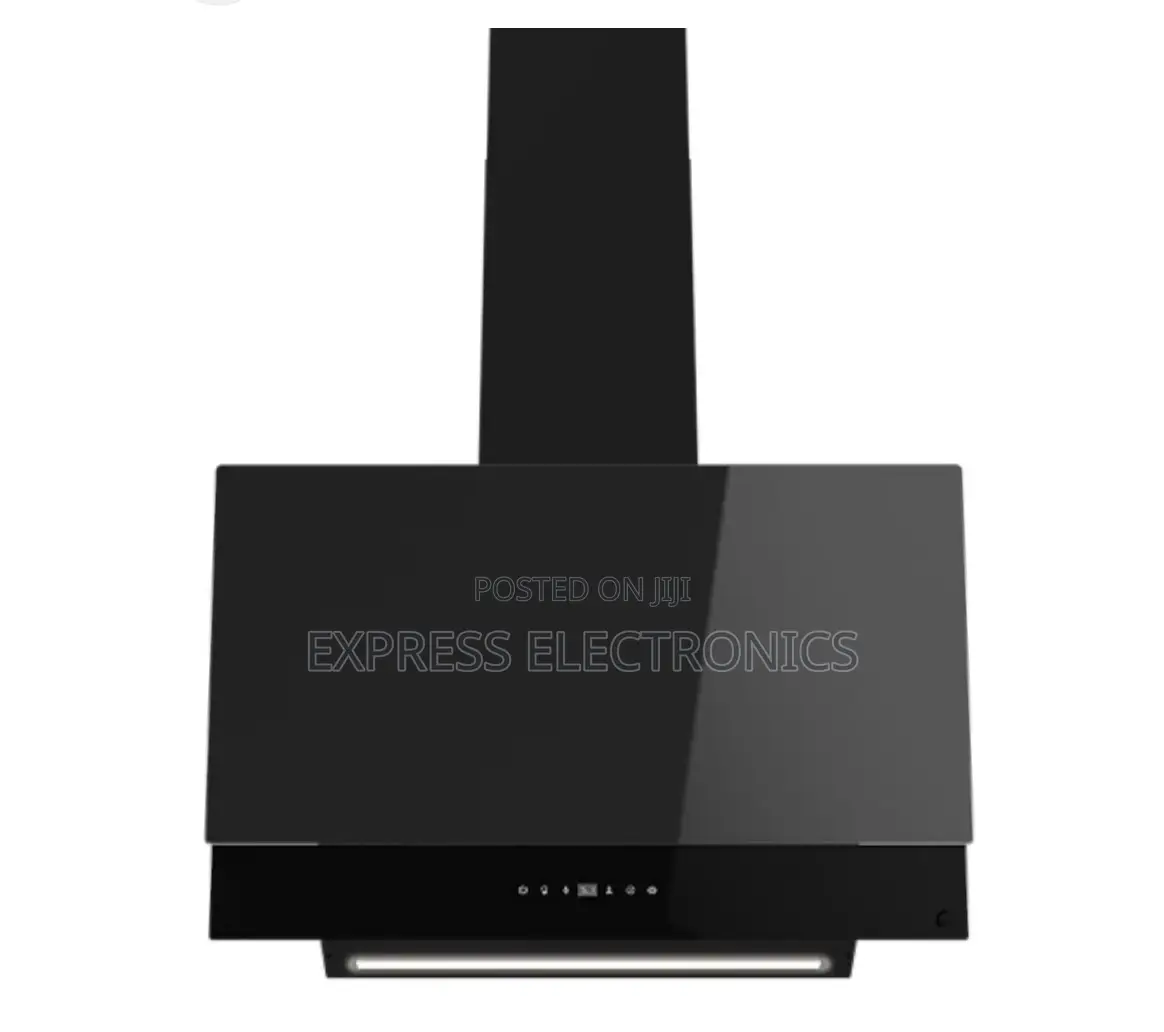 Place Your Midea 90cm Angled Cooker Hood W/ Black Tempered Glass