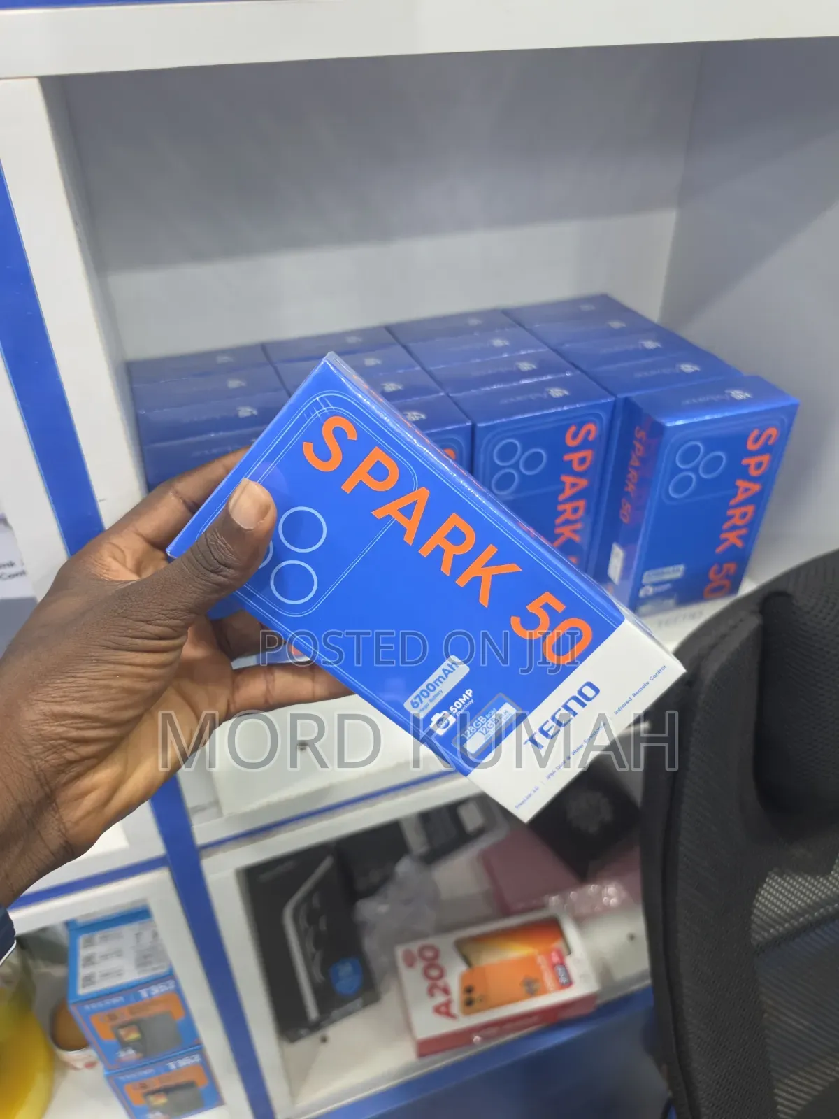 New Tecno Spark 50 128 GB Gray