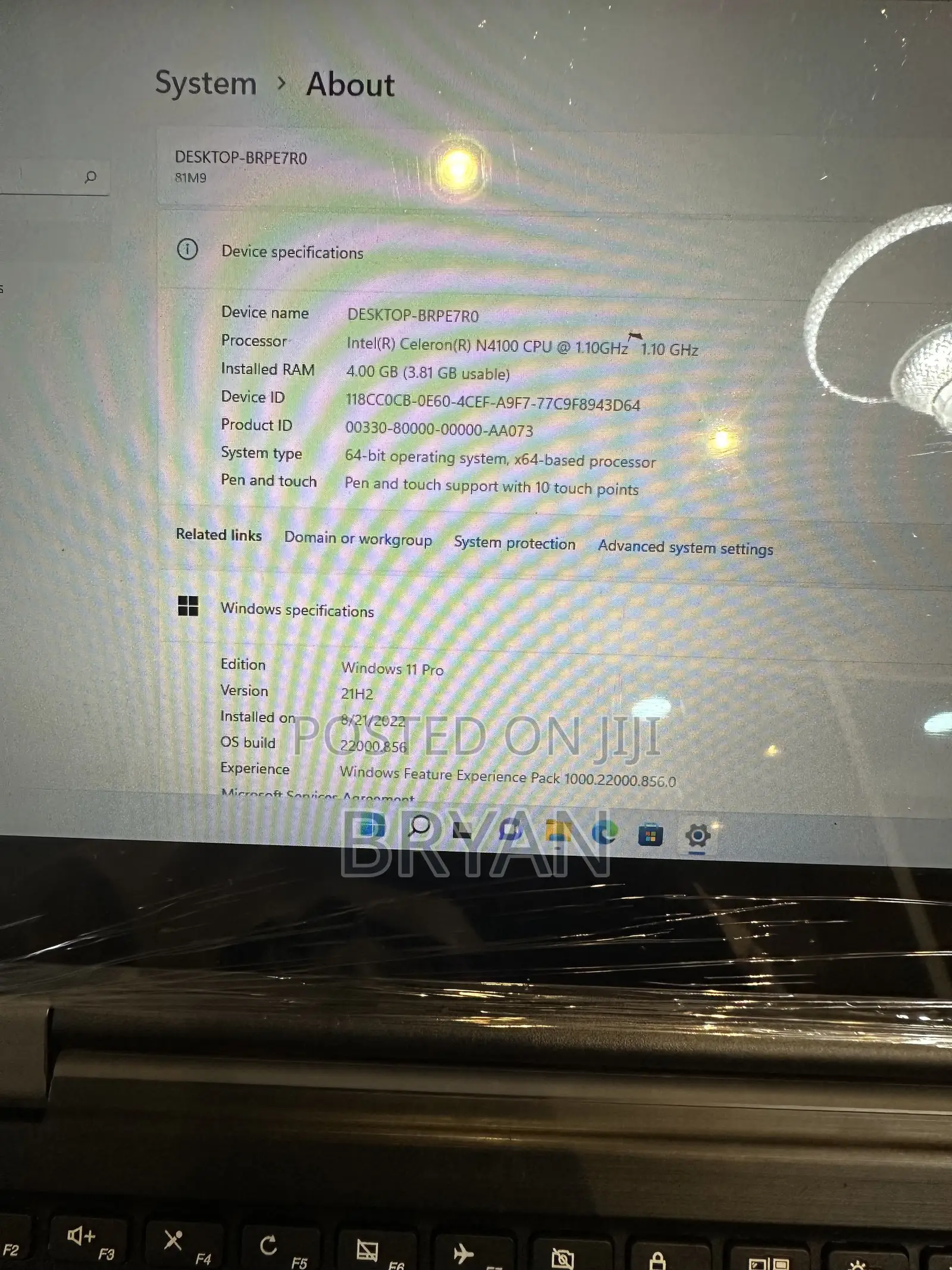 Laptop Lenovo 300e 4GB Intel Core i3 SSD 128GB
